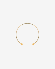 Choker din Argint "Sphere" Placat cu Aur Galben