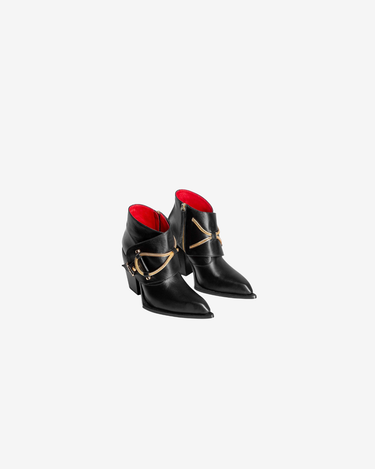 Ciocate din Piele Western Rich Bitch, Negre