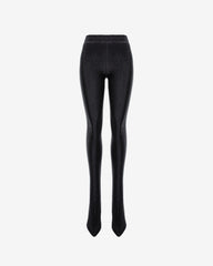 Crystal-embellished Tights Boots, Black