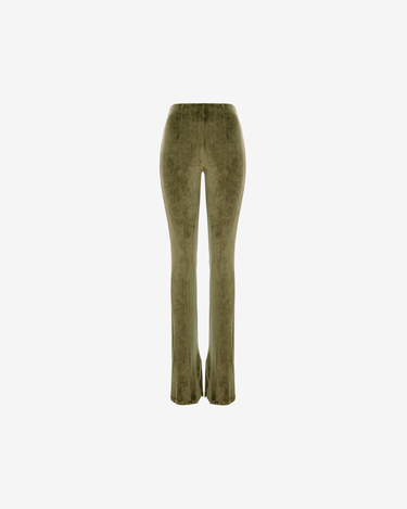 Colanti Slim Blankie cu Despicatura, Olive
