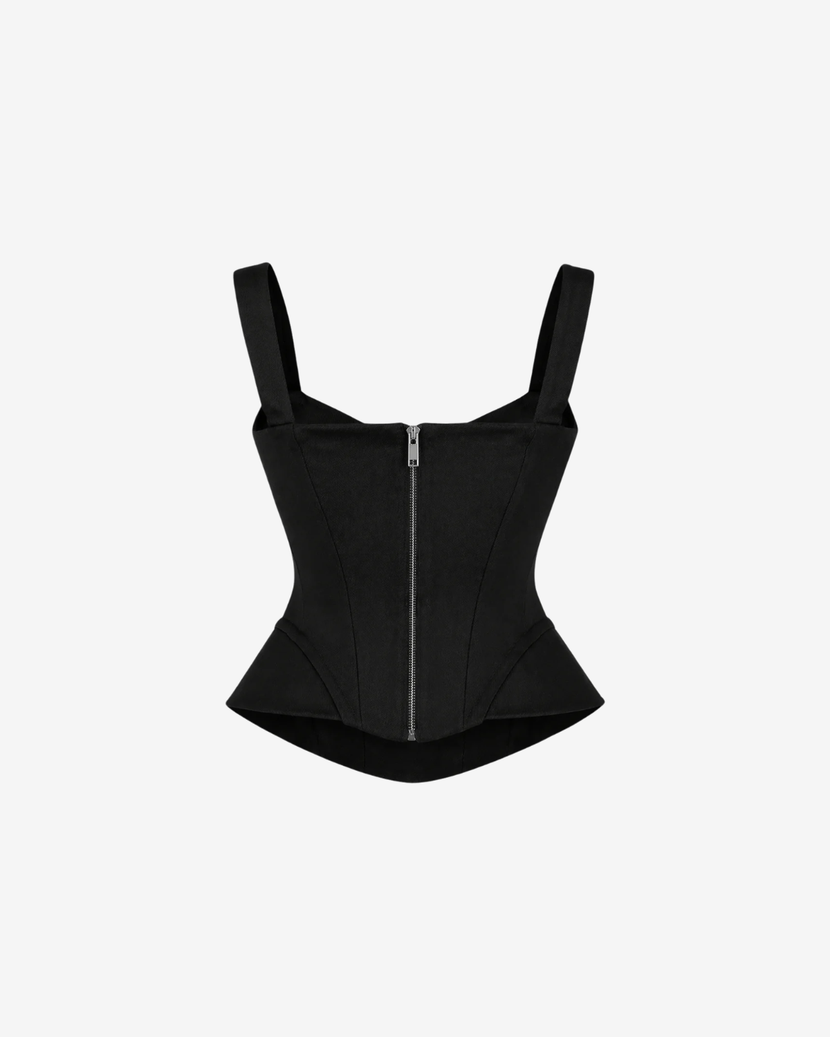 Corset din Bumbac, Negru