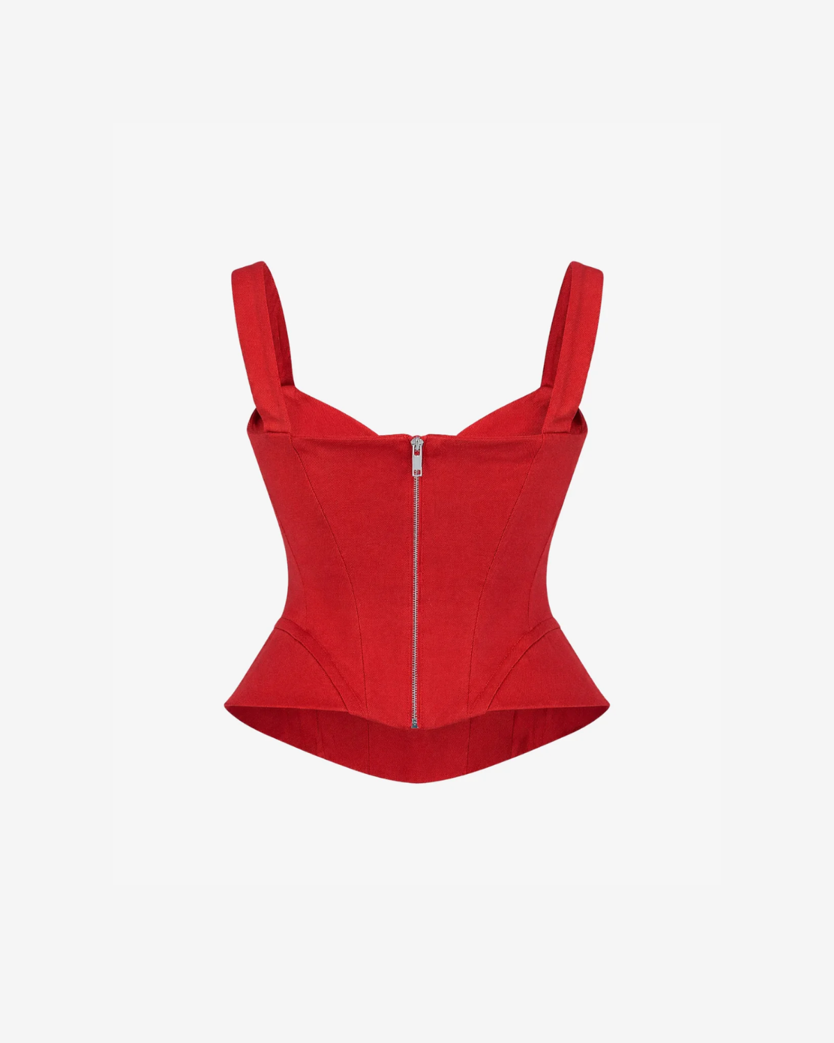 Corset din Bumbac, Rosu