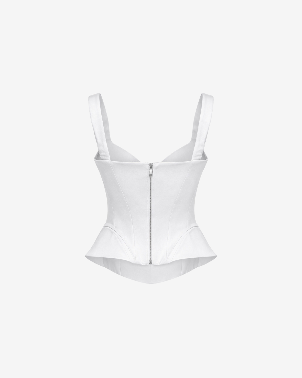 Corset Structurat, Alb