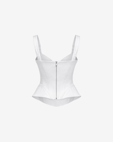 Corset Structurat, Alb