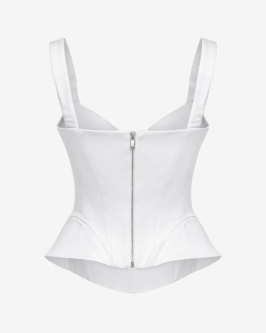 Corset Structurat, Alb