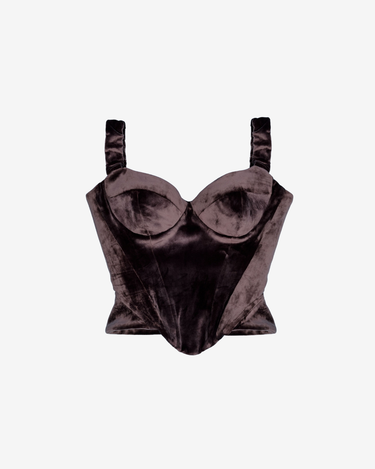 Corset Hourglass, Chocolate Blankie