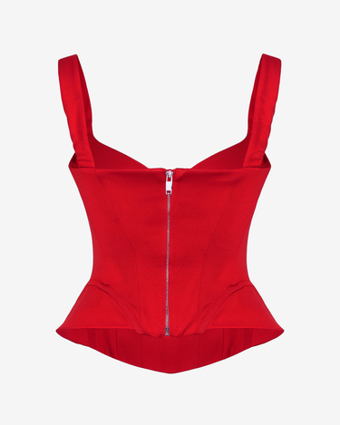 Corset Structurat, Rosu