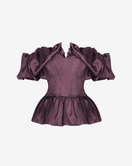 Corset Top, Burgundy