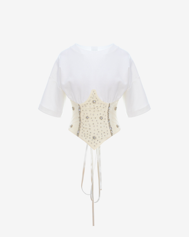 Corset Victoria, Alb