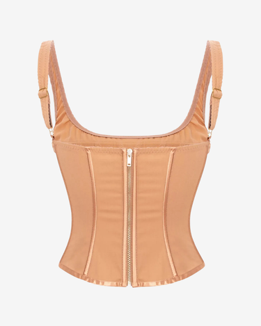 Corset Victoria din Bumbac, Bej