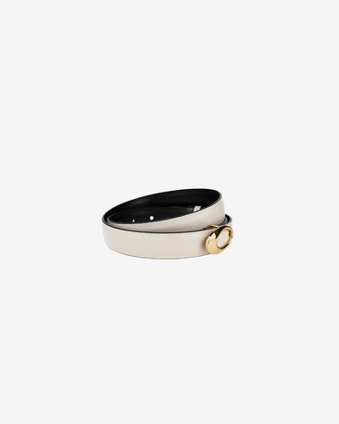Curea Reversibila Infinity Black, Ivory & Gold