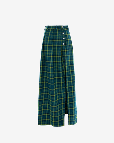 Fusta Maxi in Carouri, Emerald