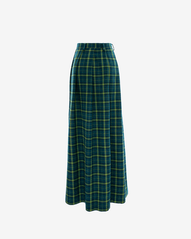 Fusta Maxi in Carouri, Emerald
