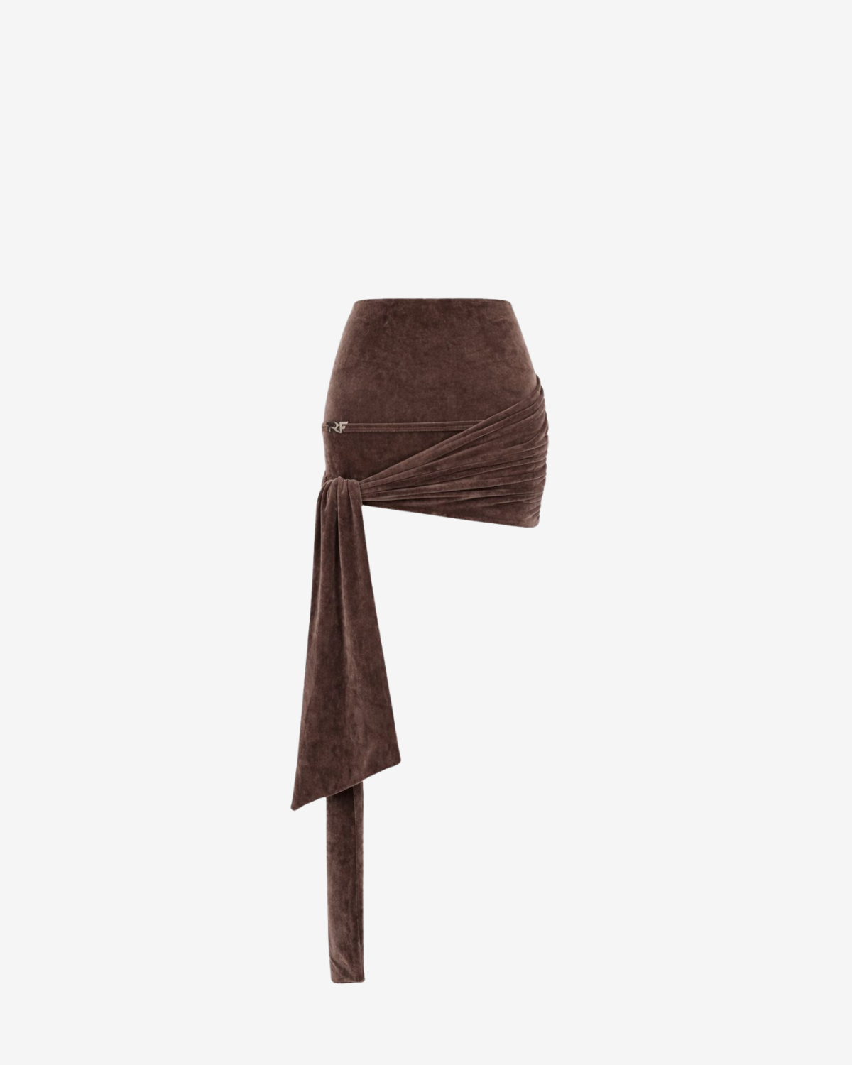 Fusta Mini Blankie din Catifea, Chocolate