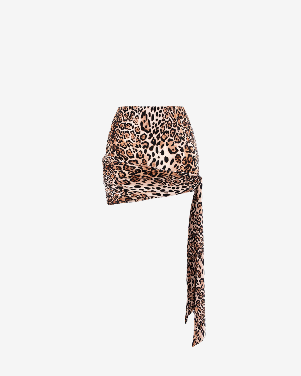 Fusta Mini Blankie din Catifea, Leopard