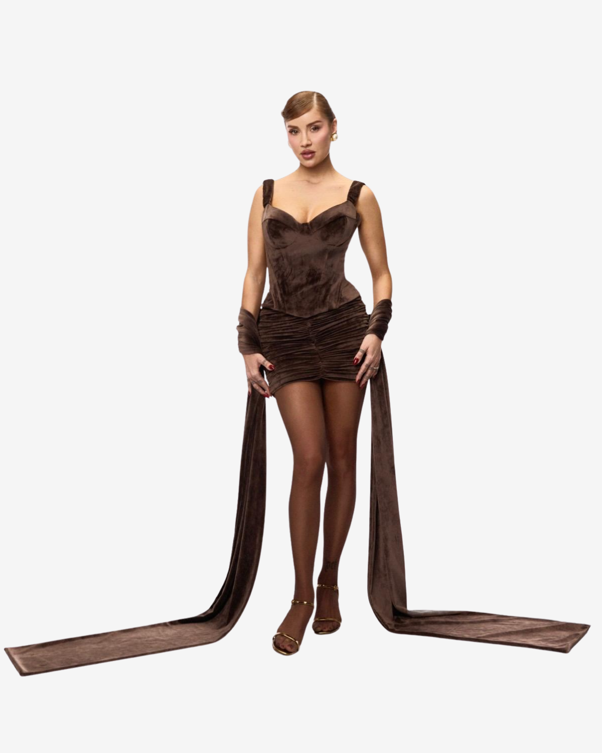 Corset Hourglass, Chocolate Blankie