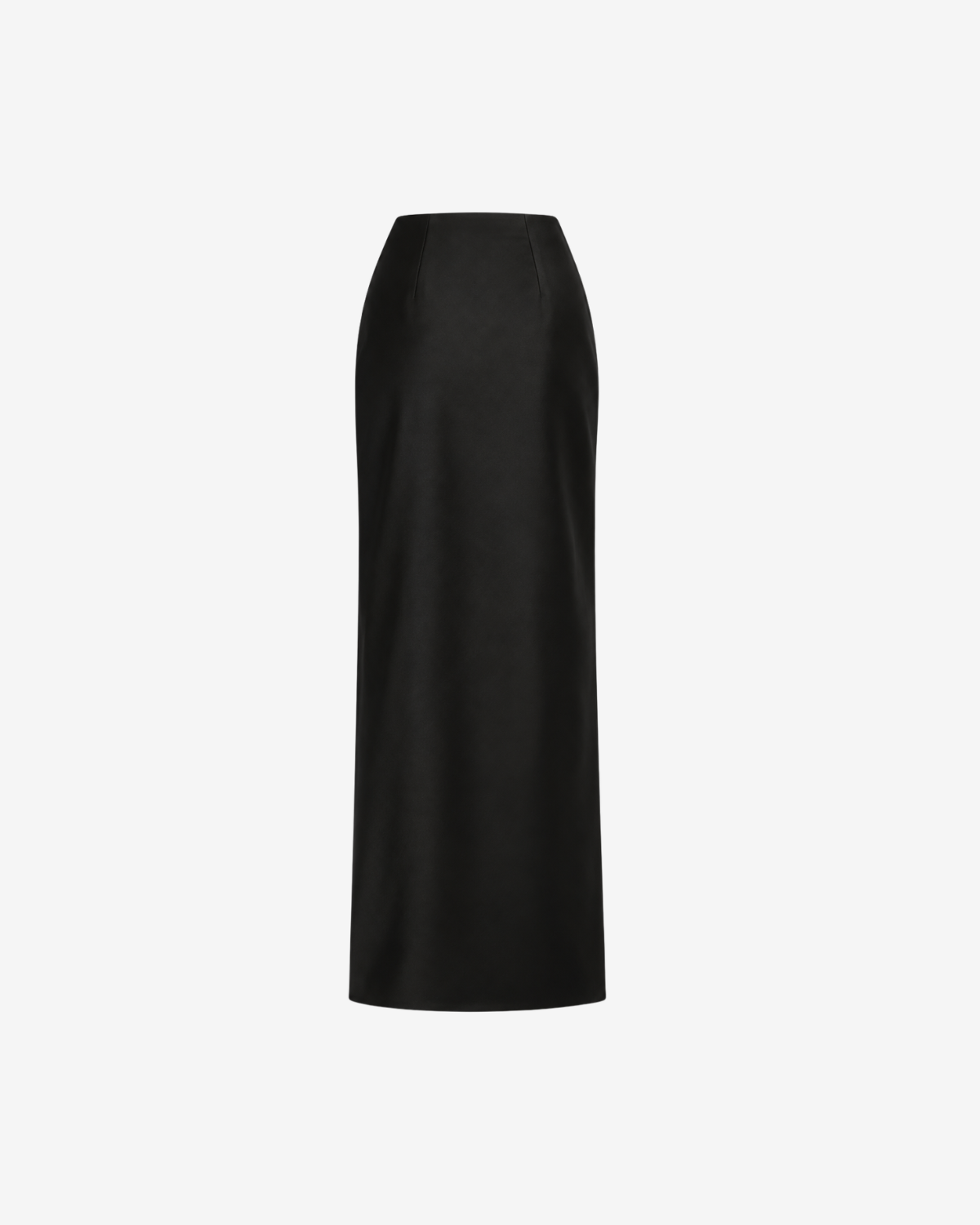 Fusta Maxi Petrecuta din Satin, Neagra