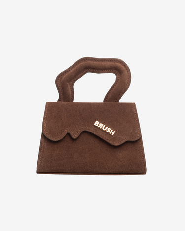 "Leak" Leather Bag, Pink