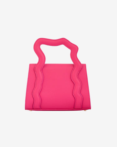 "Leak" Leather Bag, Pink