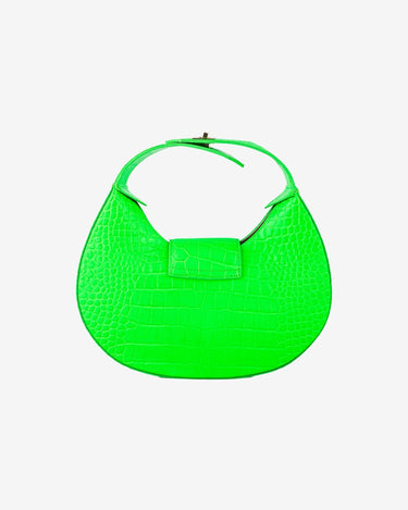 Geanta de Piele "Luna", Verde Neon