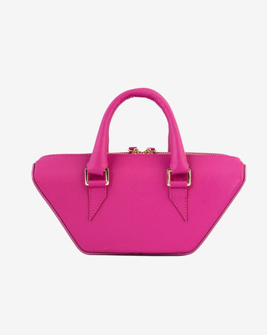 Geanta Mini de Piele "Boat", Roz