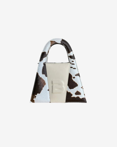 Geanta Mini "Lock", Cow Print