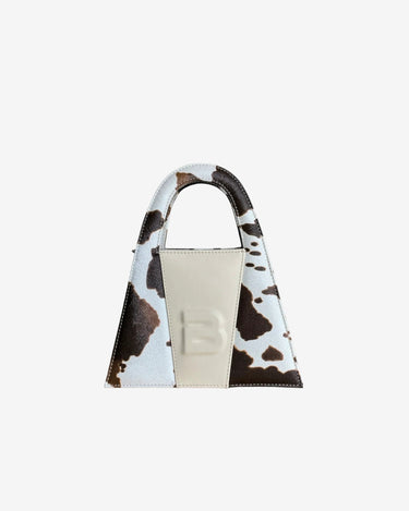 Geanta Mini "Lock", Cow Print