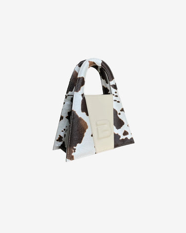 Geanta Mini "Lock", Cow Print