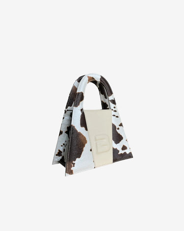 Geanta Mini "Lock", Cow Print