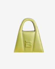 Pistachio Leather Minnie Lock Bag