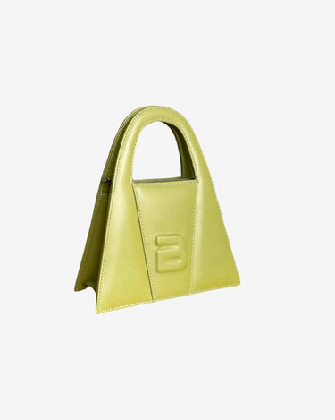 Pistachio Leather Minnie Lock Bag