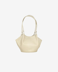 Geanta Mini Shell, Crem