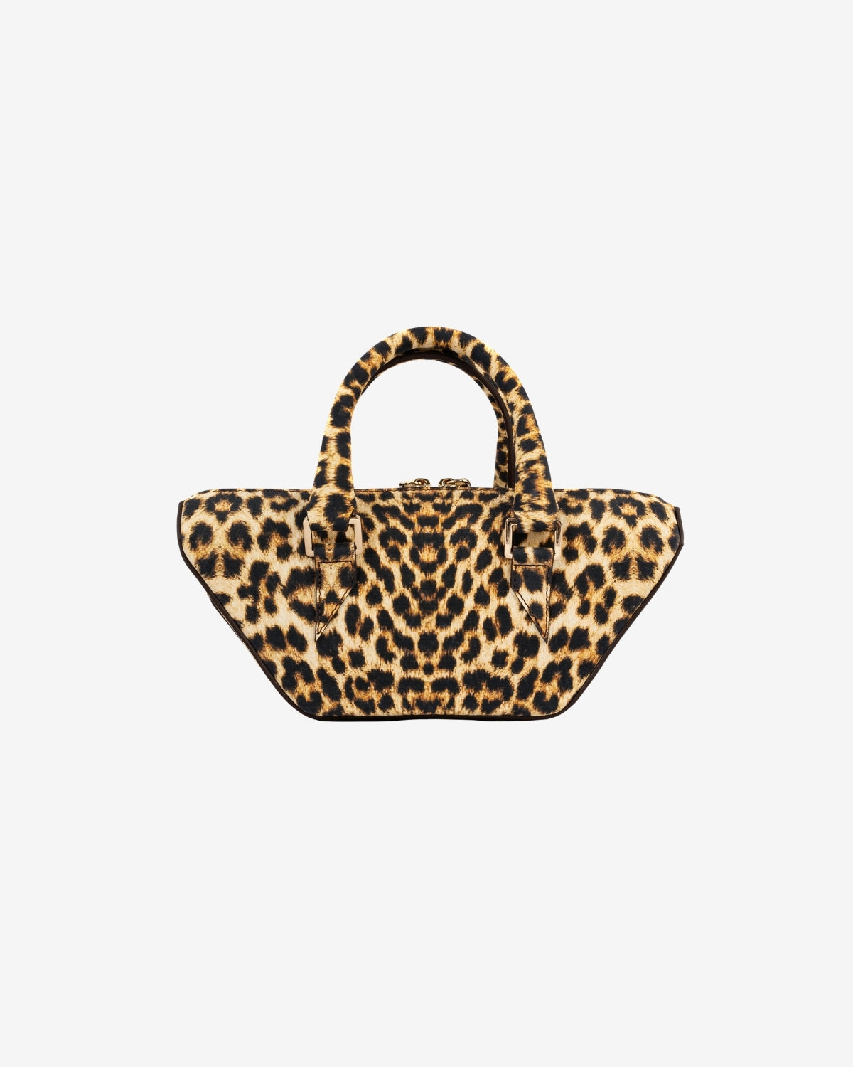 Geanta de Piele "Baby Boat", Leopard, Brush