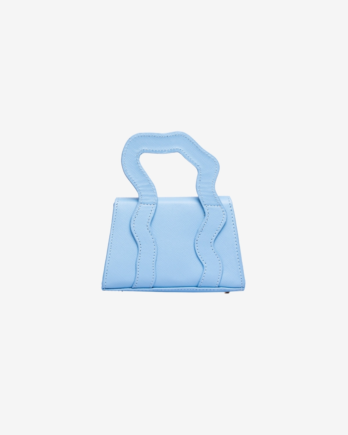 Geanta de Piele "Baby Leak", Albastru Deschis, Brush