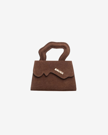 Geanta de Piele "Baby Leak", Maro