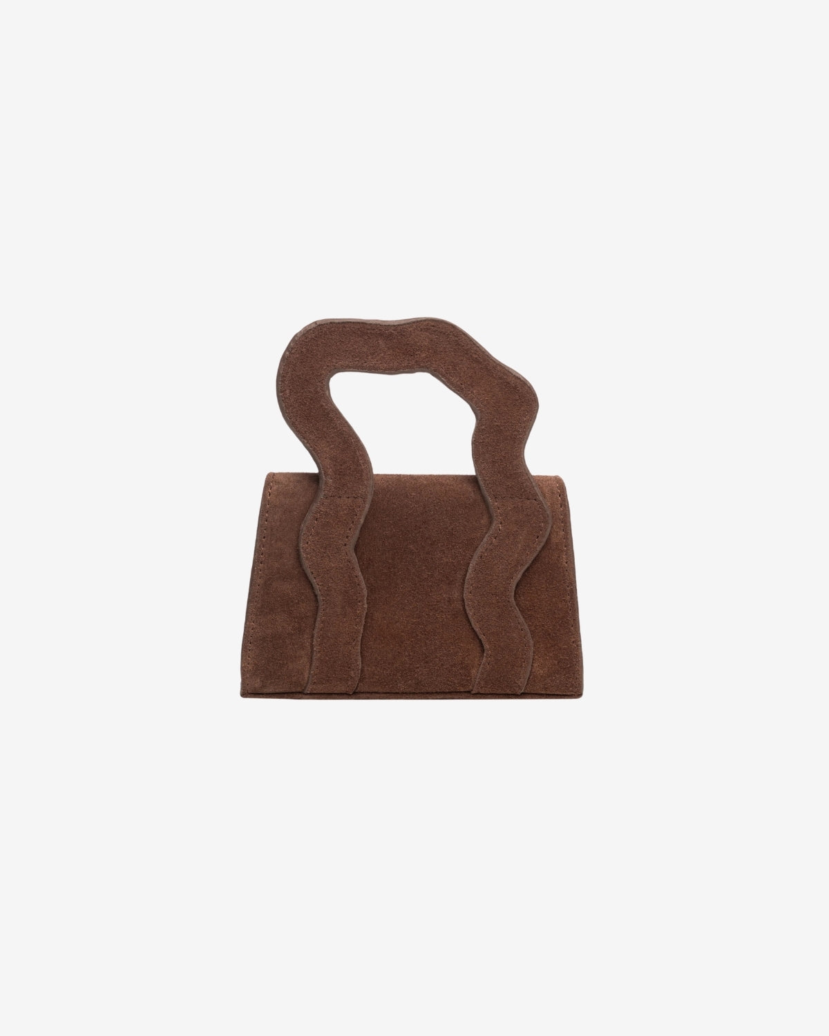Geanta de Piele "Baby Leak", Maro
