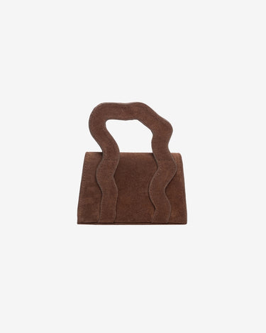 Geanta de Piele "Baby Leak", Maro