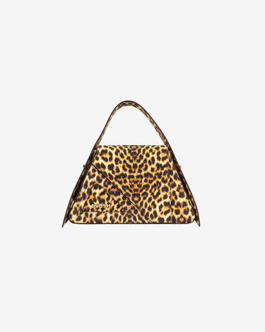 Geanta de Piele "Baby Ruler", Leopard