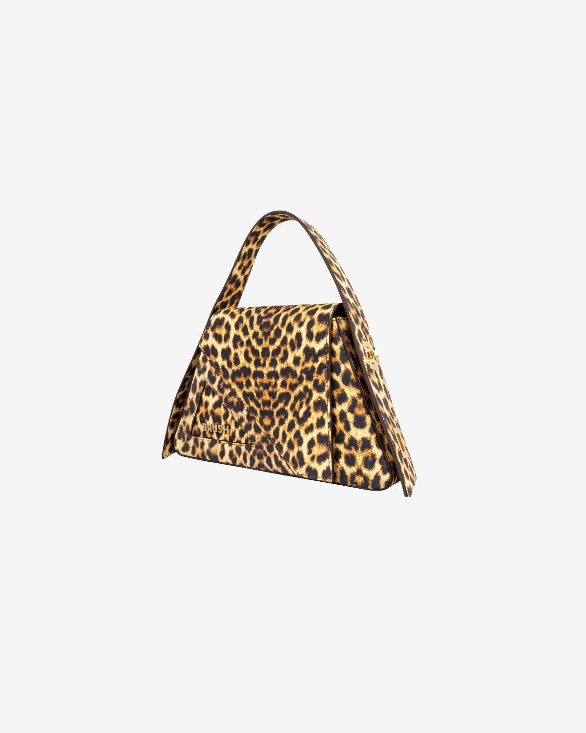 Geanta de Piele "Baby Ruler", Leopard, Brush