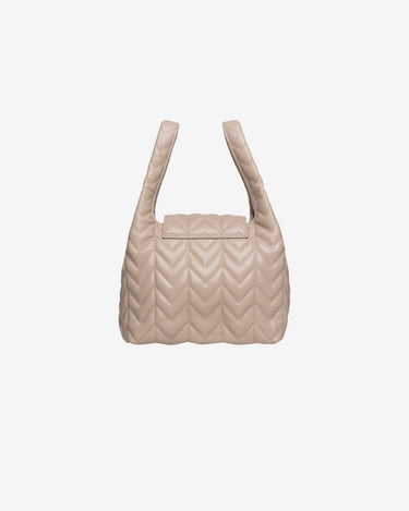 Geanta de Piele "Lulu", Taupe