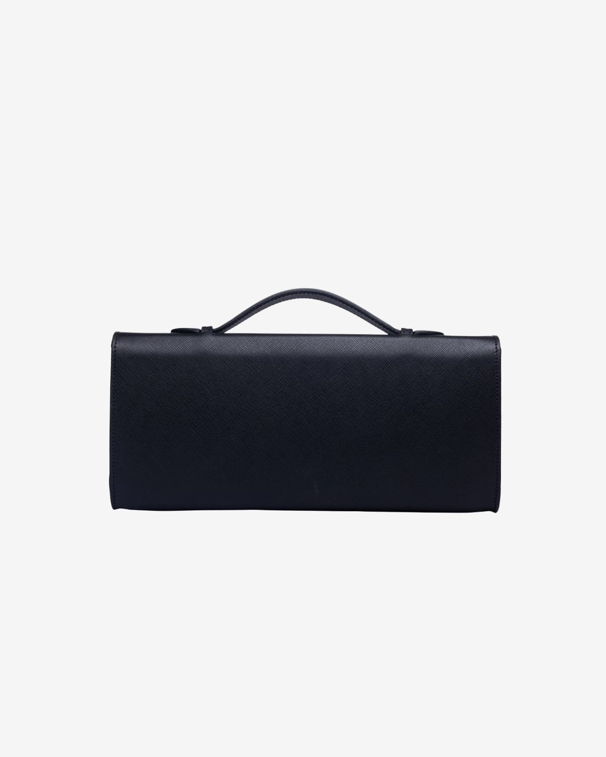 Geanta de Piele "Melt", Neagra, Brush
