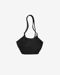 Shell Mini Bag Black Suede