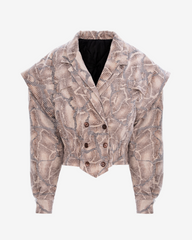 Snake Print Jacket