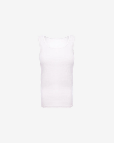 Maiou din Bumbac Organic Unisex, Alb