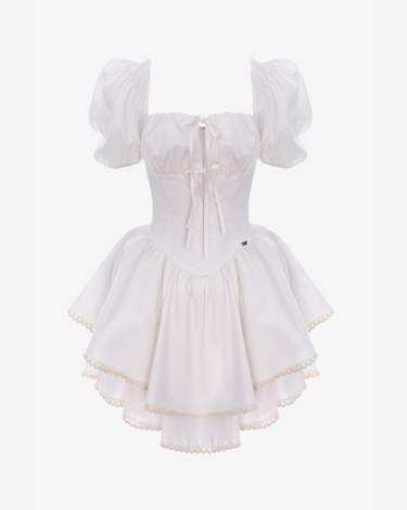 Rochie Mini de Vara, Alba