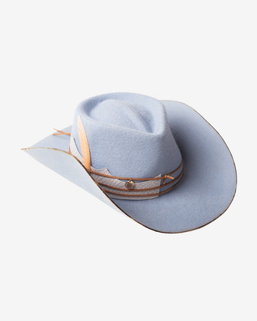 Palarie Newdora Cowboy, Albastru Deschis