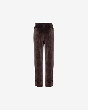 Pantaloni Drepti din Catifea, Chocolate