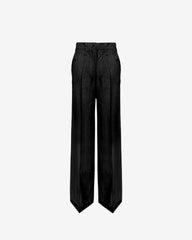 In Riviera trousers, Black