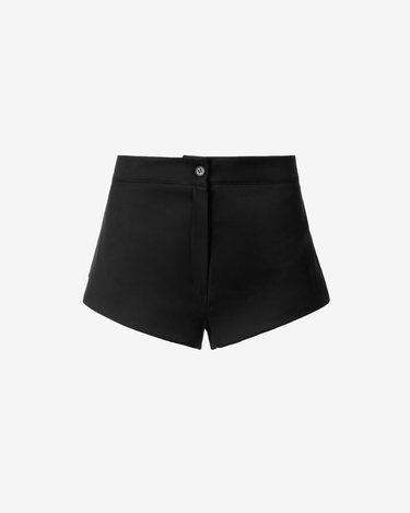 Pantaloni Scurti cu Talie Medie, Negri
