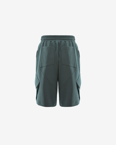 Pantaloni Scurti Fold, Verde Inchis